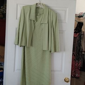 Sleeveless Dress and Coat